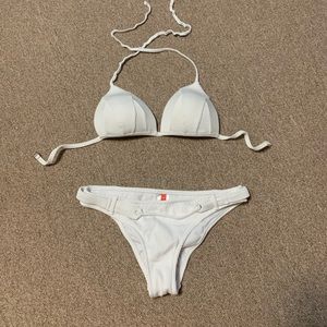 White bikini